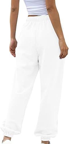 Grey Wash High Waist Jogger Pants for Women