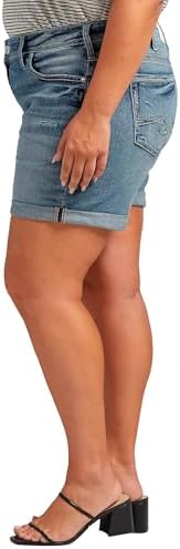 Silver Jeans Co Womens Plus Size Boyfriend Jeans