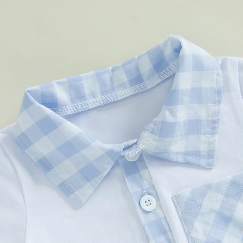 Emmababy Checkered Toddler Outfit Boys