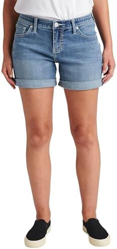 JAG Womens Alex Mid Rise Boyfriend Short