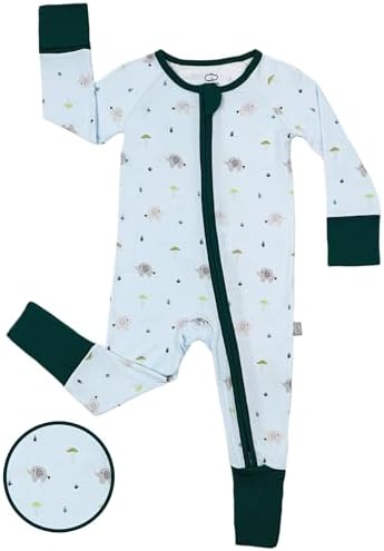 LittleHippo 2-Way ZipperRomper Soft Breathable Pajamas