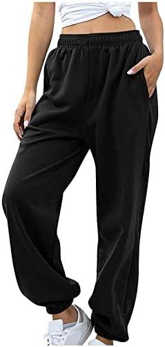 Womens High Waist Enumeration Sweatpants 3-Piece Set for Teens