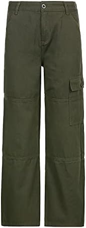 BZGTZT Harajuku Style Womens Wide-Leg Cargo Pants
