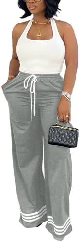 Wide-Leg Drawstring Sweatpants for Women - Comfort Trendy