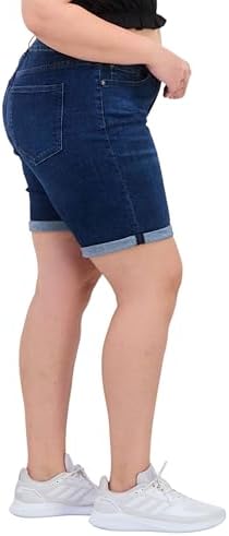 Celebrity Pink Womens Plus Size Bermuda Shorts Darkest Night 16W