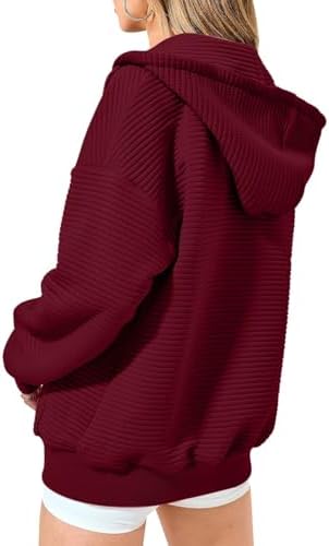Trendy Zip-Up Womens Fashion Hoodie