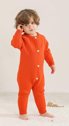 Newborn Baby Boy WinterRomper Long Sleeve Knitted Set 0-24Months
