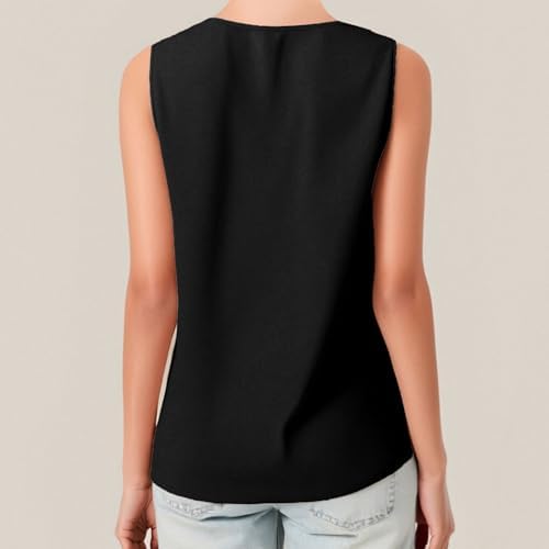 Elegant Ruffled Tank for Women Summer