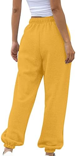 Warm Stretchy Womens Sweatpants for Winter