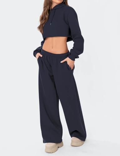 Warm Fleece-Lined Womens Pullover Sweatpants for Winter