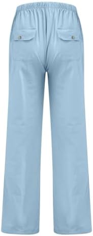 Premium Comfort High Waist Linen Pants for Women
