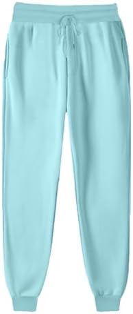 TANGNADE Fleece-Lined High-Waisted Thermal Womens Joggers