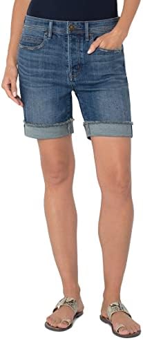 Liverpool Womens Boyfriend Fray Cuff Short