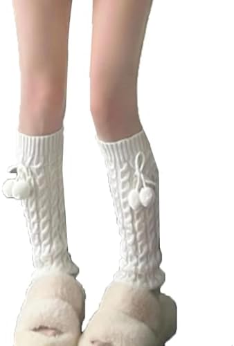 Y2K 80s Knitted Leg Warmer Socks