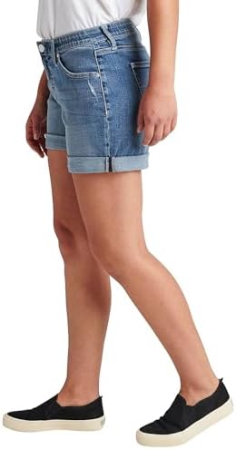 JAG Womens Alex Mid Rise Boyfriend Short