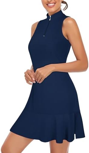 Cucuchy Style Womens Golf Dress Flowy Stretchy and chic for Sports