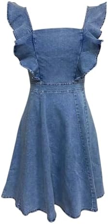 Cute Denim Dress Chambray Jean Dress for Women