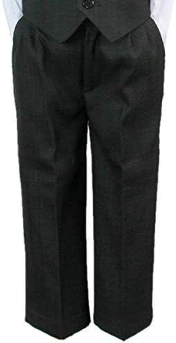 Lito Little Boys Charcoal Dress Pants - 3-6 Months