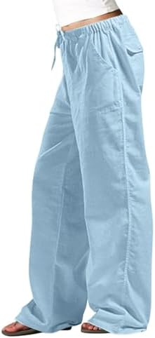 Premium Comfort High Waist Linen Pants for Women