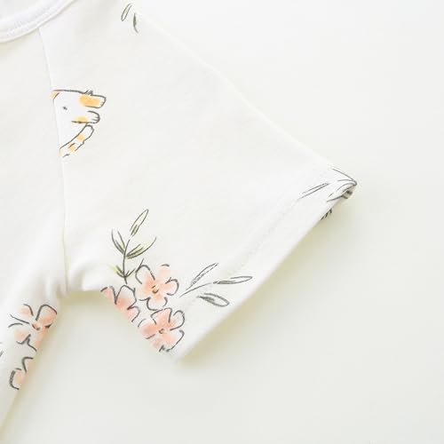 Double Zipper Cotton Romper for Baby Boys Girls Summer Outfit
