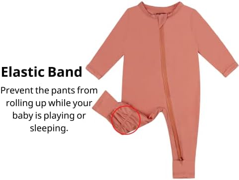 Guisby Baby Rompers 2-in-1 Pajamas