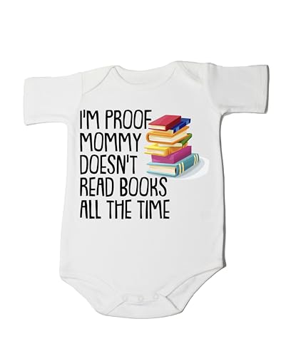 Proof Mommy Doesnt Read Books Too Frequently Newborn Romper