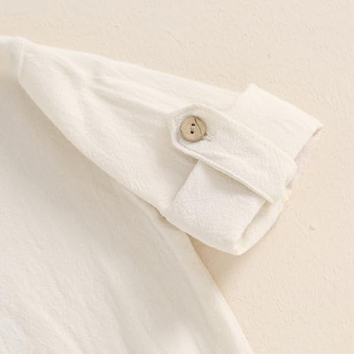 Cotton Linen Romper for Newborn Boys