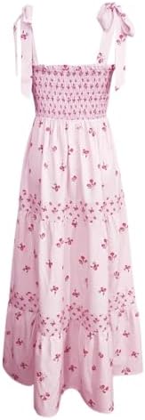 Sfascumop Boho Beach Dress 2025 Casual Maxi Dress for Women