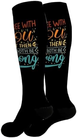I Agree With YouBut Then Wed Both Be Wrong Womens Knee-High Socks
