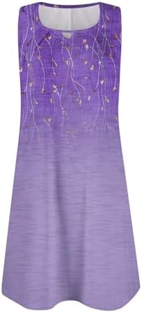 Stylish Plus-Size U-Neck Casual Summer Dress for Women