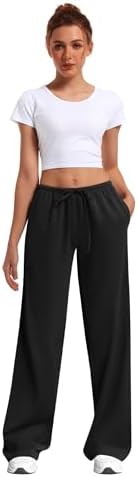 HeSaYep Trendy Womens Wide Leg sweatpants
