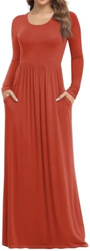ZCJBWWHF Womens Empire Waist Spring Dress
