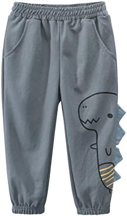 5T Cotton Pull-On Sweatpants for 18-Month Toddler Dinosaur Themed Joggers