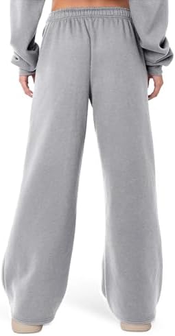 AIWPSTOIN Womens Wide Leg Elastic High Waist Sweatpants
