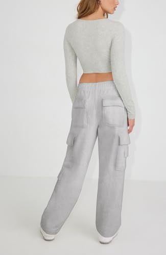 High-Waisted Cargo Joggers for Women