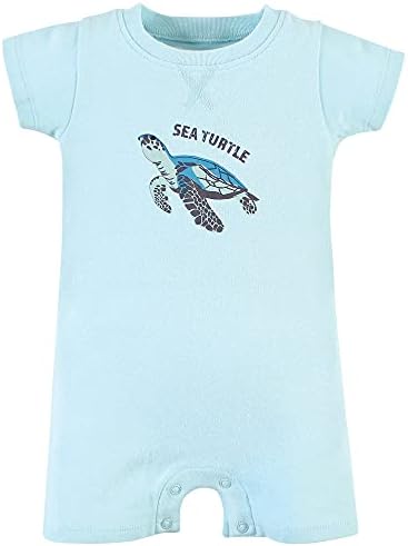 Touched by Nature Baby Boys Organic Cotton Rompers