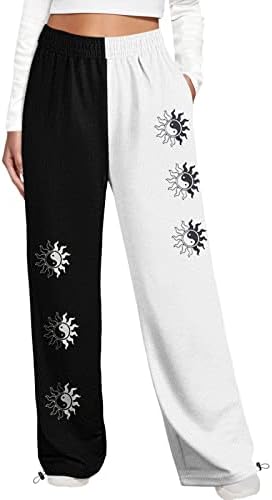 Joucful sweatpants for teenage girls Baggy high-waisted with pockets