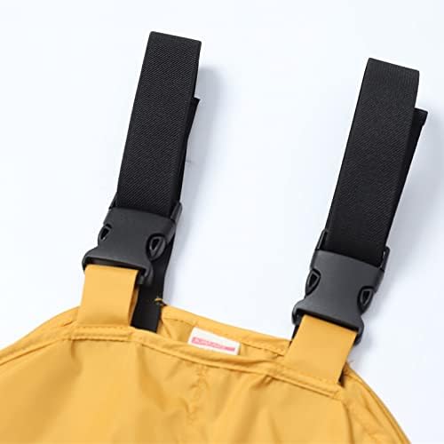 Waterproof Kids Rain Pants with suspenders 2-11 yrs