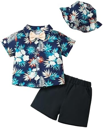 Stylish Toddler Boy Hawaiian Outfit for Summer