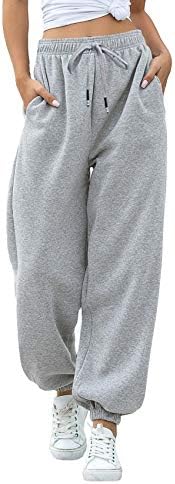 Kyerivs Womens Cinch Bottom Sweatpants