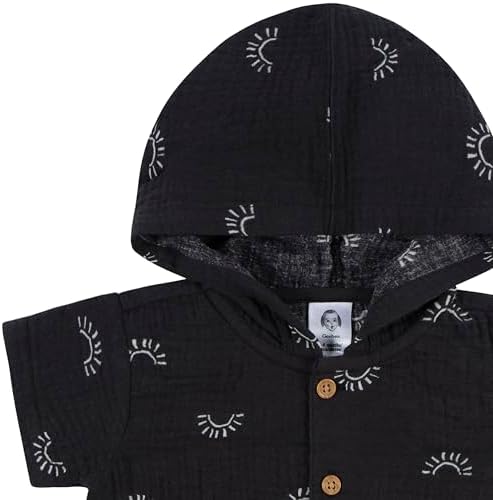 Gerber Baby Boys Cotton Romper with Snaps