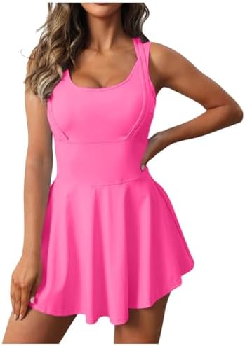Plus Size Sport Dress with Built-in Shorts
