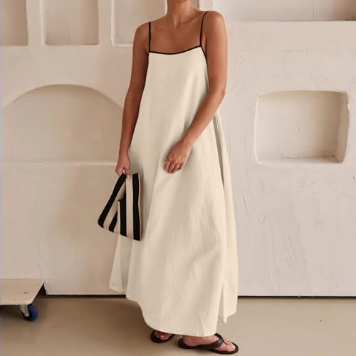 Casual Boho Beach Dress - Womens Vacation Resort Style