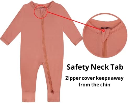 Guisby Baby Rompers 2-in-1 Pajamas