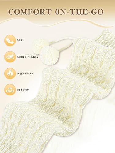 Y2K 80s Knitted Leg Warmer Socks
