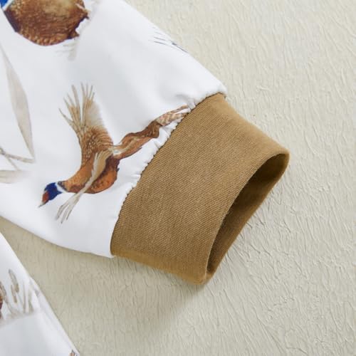 Adorable Mallard Duck Romper for Baby - Stretch Comfortable