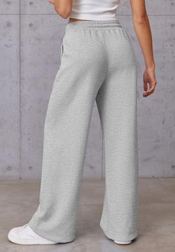 Fashionable and comfy wide-leg sweatpants for women by athmilen