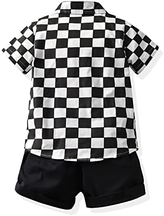 Tem Doger Baby Boys Plaid Outfit 3-Piece Set