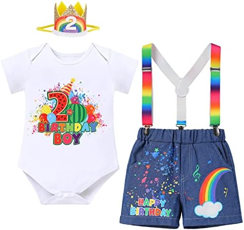 IBTOM CASTLE Watermelon 1st-5th Birthday Boy Party Outfit