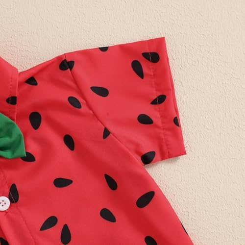 licupiee Toddler Boy Watermelon Shorts Sets - Comfort Fashion
